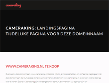Tablet Screenshot of cameraking.nl